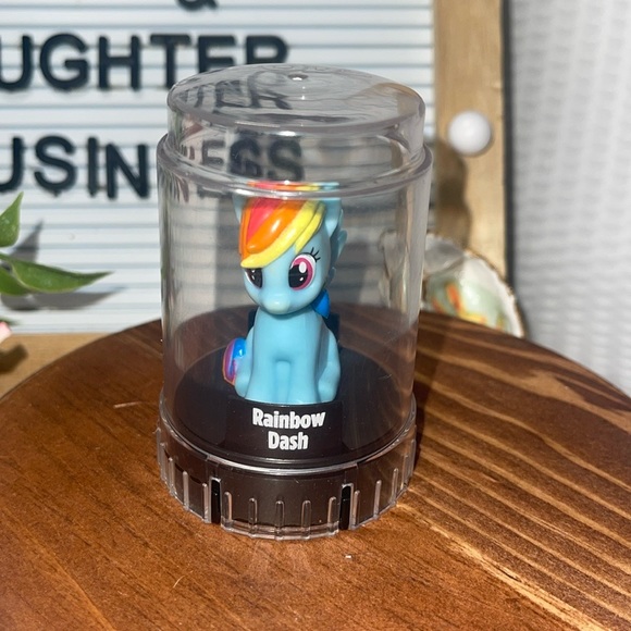 My Little Pony MLP RAINBOW DASH 1.5" Figurine good2grow Stackable PODZ TOPPER - Picture 1 of 6